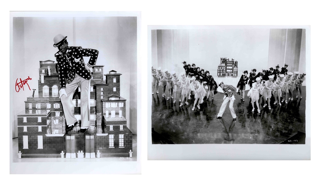 Fred Astaire Signed 8 x 10 Photo From Swing Time Showing Astaire in Blackface -- With PSA/DNA COA